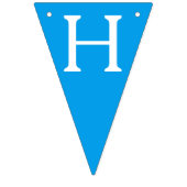 Bannière À Fanions Joyeux anniversaire Purple Mermaid Tail Pool Party (Deuxième drapeau)