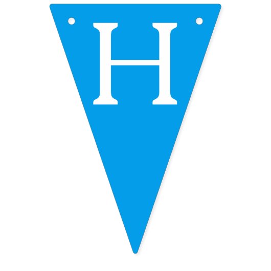 Bannière À Fanions Joyeux anniversaire Purple Mermaid Tail Pool Party (Deuxième drapeau)