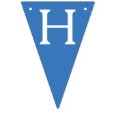 Bannière À Fanions Joyeux Anniversaire Rose Jaune Gâteau Chandelles (Deuxième drapeau)