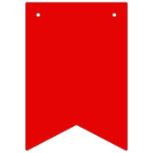 Bannière À Fanions Joyeux anniversaire rouge et noir (Premier drapeau)