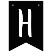 Bannière À Fanions Joyeux anniversaire Werewolf Pleine lune et chauve (Deuxième drapeau)