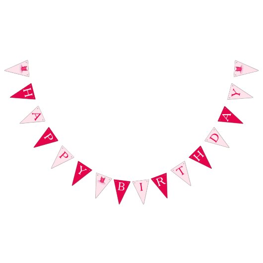 Bannière À Fanions Joyeux Ballet d'anniversaire Pink Ballerina Tutu (Tout)