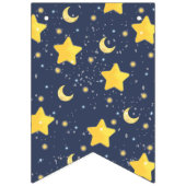 Bannière À Fanions Joyeux bébé éléphant anniversaire (Premier drapeau)