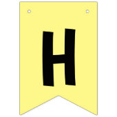 Bannière À Fanions Joyeux BumbleBee Day Anniversaire (Deuxième drapeau)