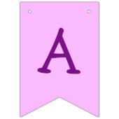 Bannière À Fanions Joyeux Cupcakes Unicorn Girl'anniversaire (Troisième drapeau)