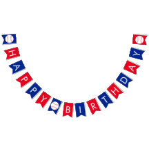 Joyeux décor de baseball d'anniversaire