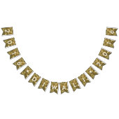 Bannière À Fanions Joyeux Diwali 2016 Gold White Parties scintillant (Tout)