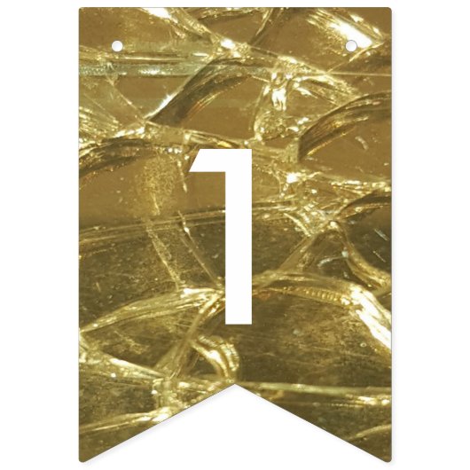 Bannière À Fanions Joyeux Diwali 2016 Gold White Parties scintillant  (Troisième drapeau)