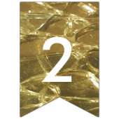 Bannière À Fanions Joyeux Diwali 2017 Gold White Parties scintillant  (Premier drapeau)