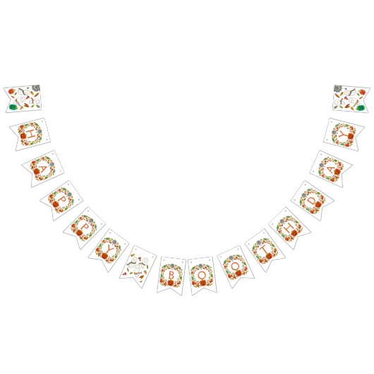 Bannière À Fanions Joyeux Fantômes Anniversaire (Tout)