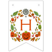 Bannière À Fanions Joyeux Fantômes Anniversaire (Deuxième drapeau)