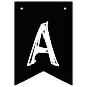 Bannière À Fanions Joyeux Halloween aux couleurs d'Halloween (Deuxième drapeau)