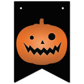 Bannière À Fanions Joyeux Halloween Haunted Jack-o'-lantern Citrouill (Premier drapeau)