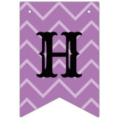 Bannière À Fanions Joyeux Halloween orange violet vert motif (Premier drapeau)