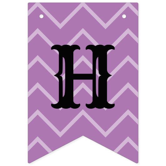 Bannière À Fanions Joyeux Halloween orange violet vert motif (Premier drapeau)