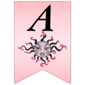 Bannière À Fanions Joyeux Imaginaire d'anniversaire soleil joli visag (Deuxième drapeau)