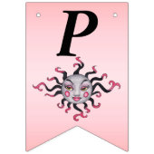 Bannière À Fanions Joyeux Imaginaire d'anniversaire soleil joli visag (Troisième drapeau)