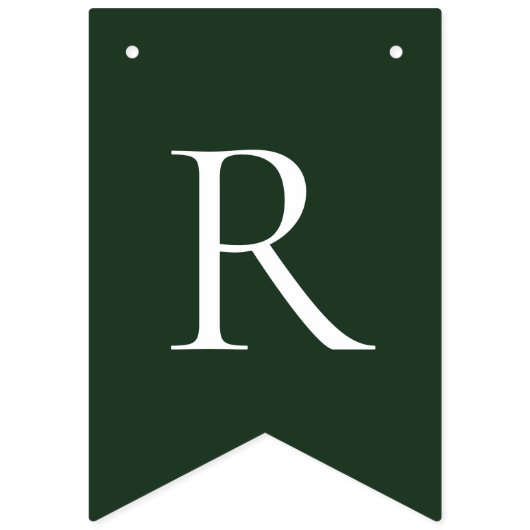 Bannière À Fanions Joyeux Noël blanc vert (Troisième drapeau)