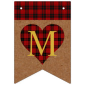 Bannière À Fanions Joyeux Noël de la mariée d'hiver Buffalo (Deuxième drapeau)