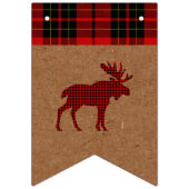 Bannière À Fanions Joyeux Noël de la mariée d'hiver Buffalo (Premier drapeau)