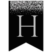 Bannière À Fanions Joyeux Nouvel An Silver (Deuxième drapeau)