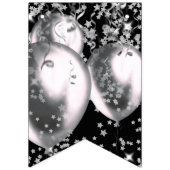 Bannière À Fanions Joyeux Nouvel An Silver (Premier drapeau)