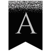 Bannière À Fanions Joyeux Nouvel An Silver (Troisième drapeau)