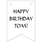 Bannière À Fanions Joyeux Pitbull Pit Bull Terrier Chien (Deuxième drapeau)