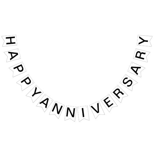 Bannière À Fanions Joyeux raz-de-marée personnalisé (Tout)