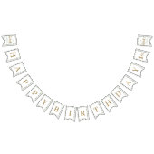 Bannière À Fanions Jungle Animaux Végétation Sauvage Un joyeux annive (Tout)