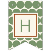 Bannière À Fanions Jungle Monkey Joyeux anniversaire vert fête d'anni (Deuxième drapeau)