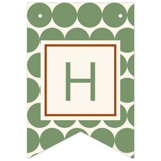 Bannière À Fanions Jungle Monkey Joyeux anniversaire vert fête d'anni (Deuxième drapeau)