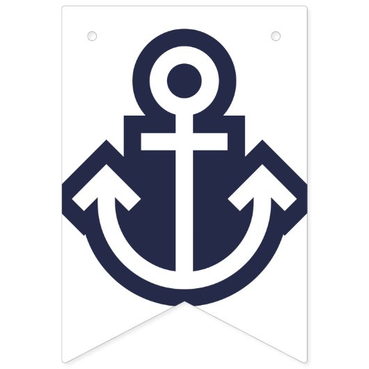 Bannière À Fanions Juste étamine nautique mariée de mariage (Premier drapeau)