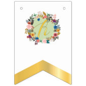 BANNIÈRE À FANIONS KAREEM DE RAMADAN FLORAL (Deuxième drapeau)