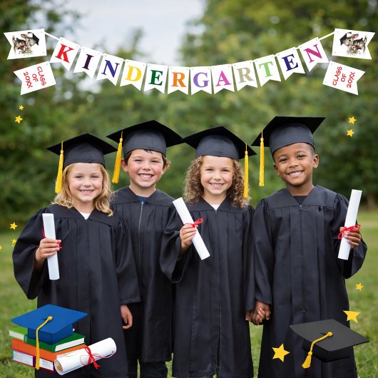 Bannière À Fanions  Kindergarten Graduation Bunting Flag 