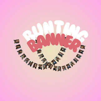 Bannière À Fanions Kpop Idol Anniversaire Fancafe Style Photos