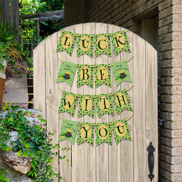 Bannière À Fanions La chance de Cutesy pour les Irlandais