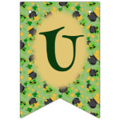 Bannière À Fanions La chance de Cutesy pour les Irlandais (Deuxième drapeau)