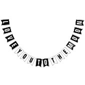 BANNIÈRE À FANIONS LA DÉCORATION MARIAGE MOON VOUS AIME (Tout)