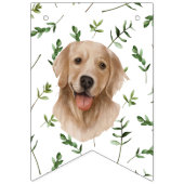 Bannière À Fanions Labrador Retriever Greenery Baby shower Chiot (Deuxième drapeau)