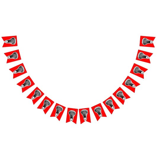 Bannière À Fanions Lacrosse (Tout)