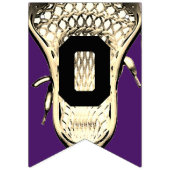 Bannière À Fanions Lacrosse Purple Congratulations Bunting Flags (Deuxième drapeau)