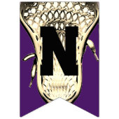 Bannière À Fanions Lacrosse Purple Congratulations Bunting Flags (Troisième drapeau)