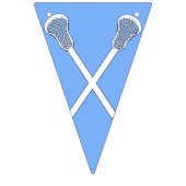 Bannière À Fanions Lacrosse Team Light Blue (Premier drapeau)