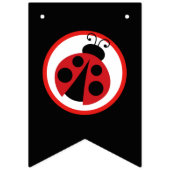 Bannière À Fanions Ladybug C'est une fille Baby shower accrocher la b (Deuxième drapeau)
