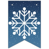 Bannière À Fanions Laisser neiger (Deuxième drapeau)