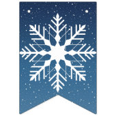 Bannière À Fanions Laisser neiger (Premier drapeau)