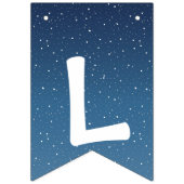 Bannière À Fanions Laisser neiger (Troisième drapeau)