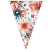 Bannière À Fanions L'Amérique fête (Troisième drapeau)