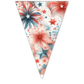 Bannière À Fanions L'Amérique fête (Deuxième drapeau)